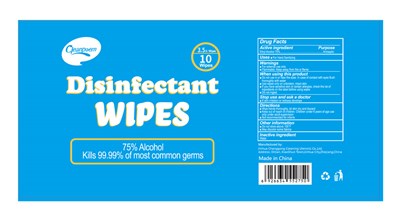 10 Wipes Label (Label 3)